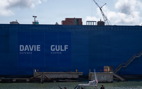 Coast Guard Commandant attends Galveston shipyard groundbreaking