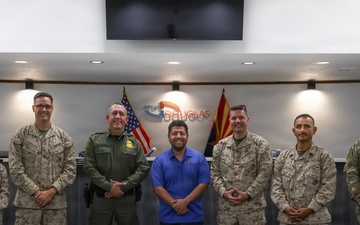 Douglas mayor meets with JTF-SB service members, interagency partners