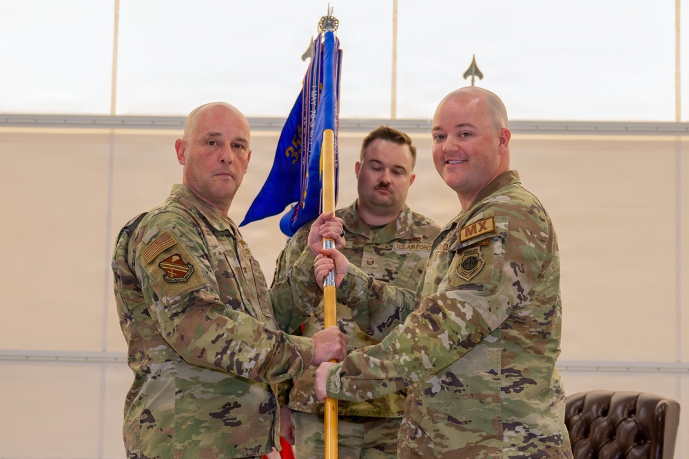 354th MXS Change of Command Ceremony