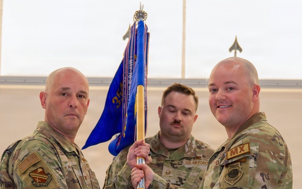354th MXS Change of Command Ceremony