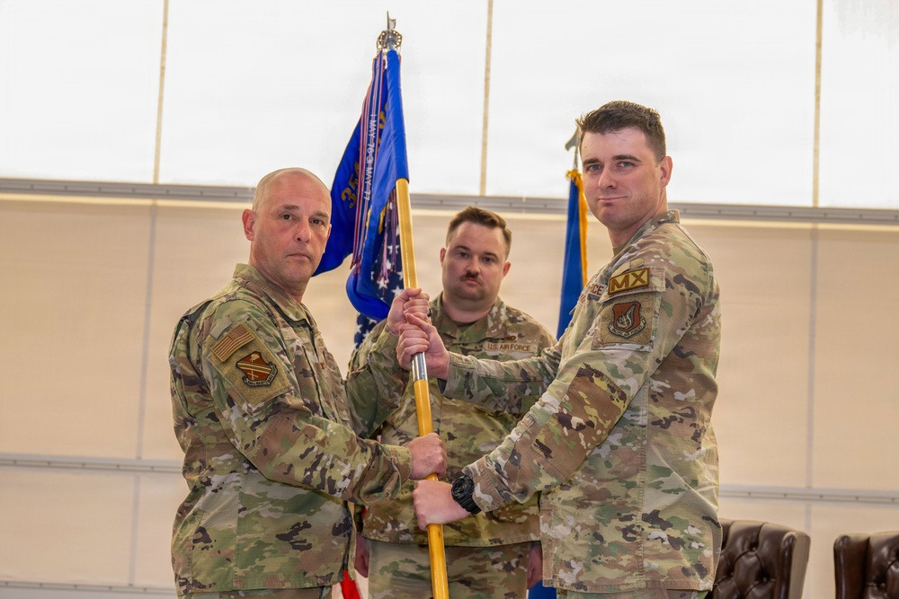354th MXS Change of Command Ceremony