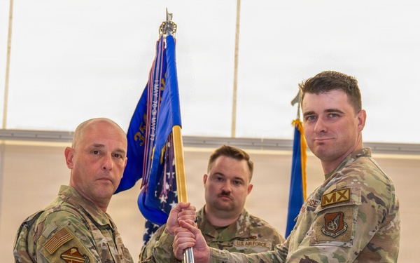 354th MXS Change of Command Ceremony