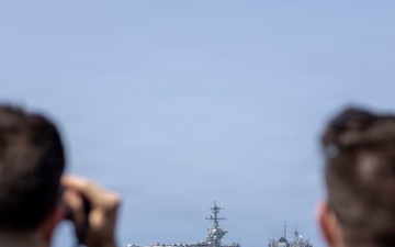 USS Delbert D. Black (DDG 119) Conducts a Replenishment-at-Sea