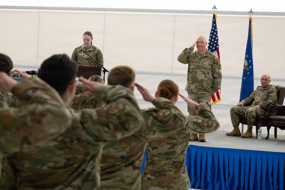 354th MXS Change of Command Ceremony