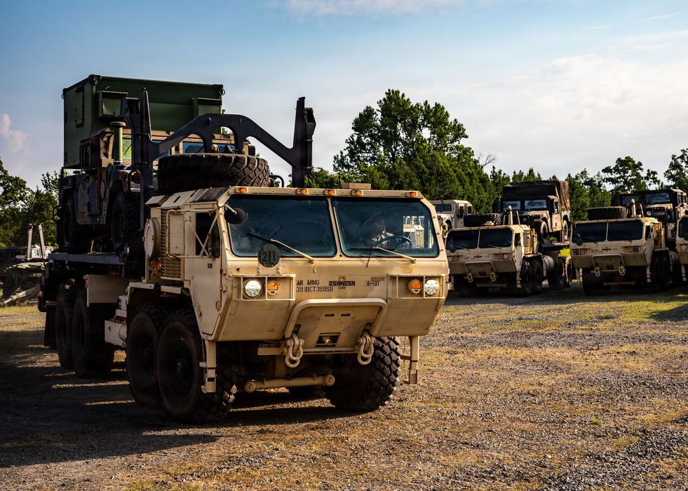 39th IBCT Annual Training Red River Depot Movement
