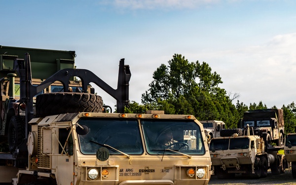 39th IBCT Annual Training Red River Depot Movement