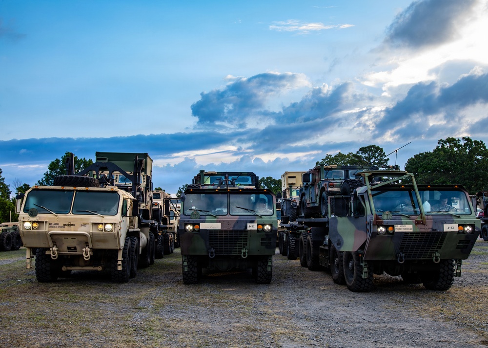 39th IBCT Annual Training Red River Depot Movement
