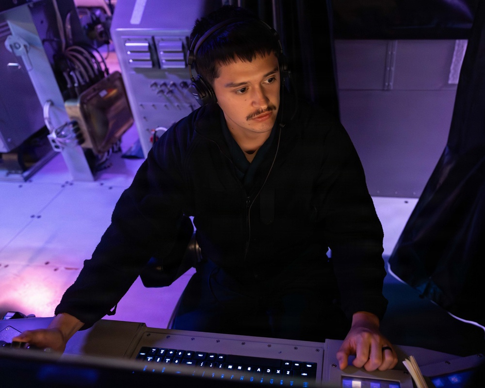 USS Rafael Peralta Enforces Maritime Blockade