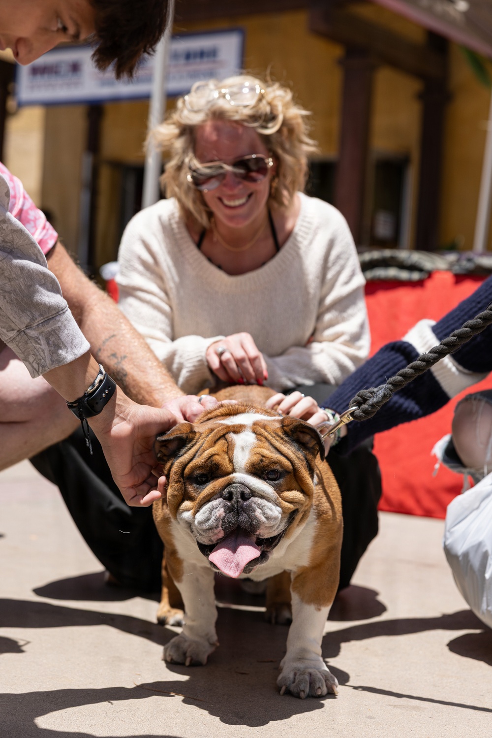 Mascot Monday Bruno at Kilo Company Family Day