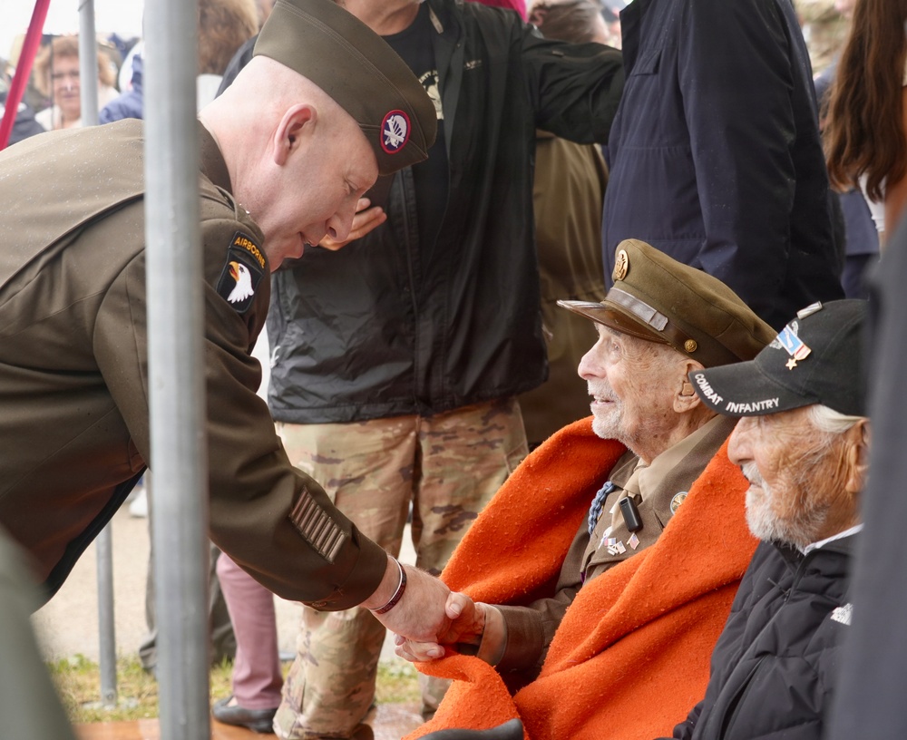 Screaming Eagles March Through Carentan, Commemorate Historical D-Day Battles