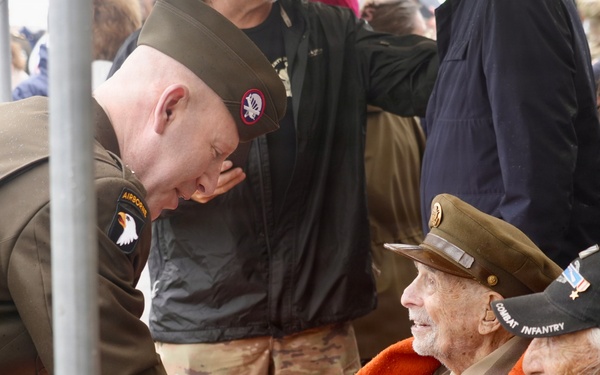 Screaming Eagles March Through Carentan, Commemorate Historical D-Day Battles