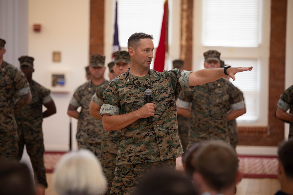Weapons and Field Training Battalion Change of Command