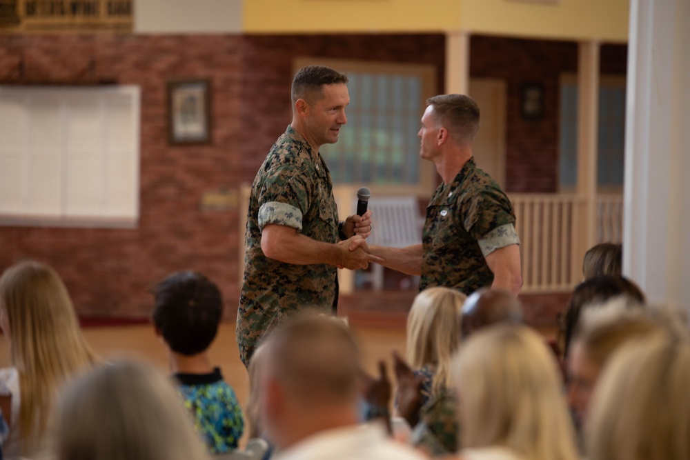 Weapons and Field Training Battalion Change of Command