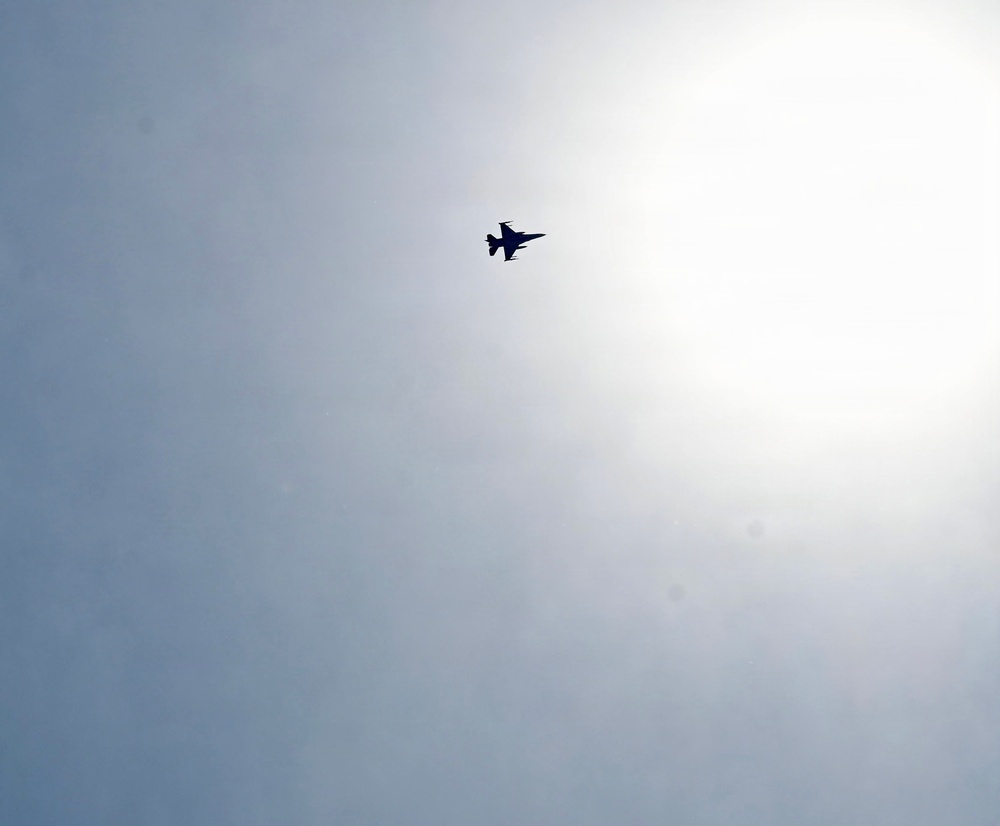 148th ASOS Airmen train with F-16s calling in strikes