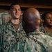 Fleet Master Chief Donald Davis Speaks With Ronald Reagan Sailors