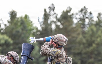 1st Armored Division Soldiers validate mortar readiness in Poland
