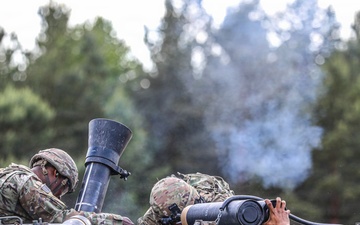 1st Armored Division Soldiers validate mortar readiness in Poland
