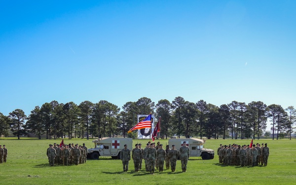 586th Field Hospital Welcomes New Commander