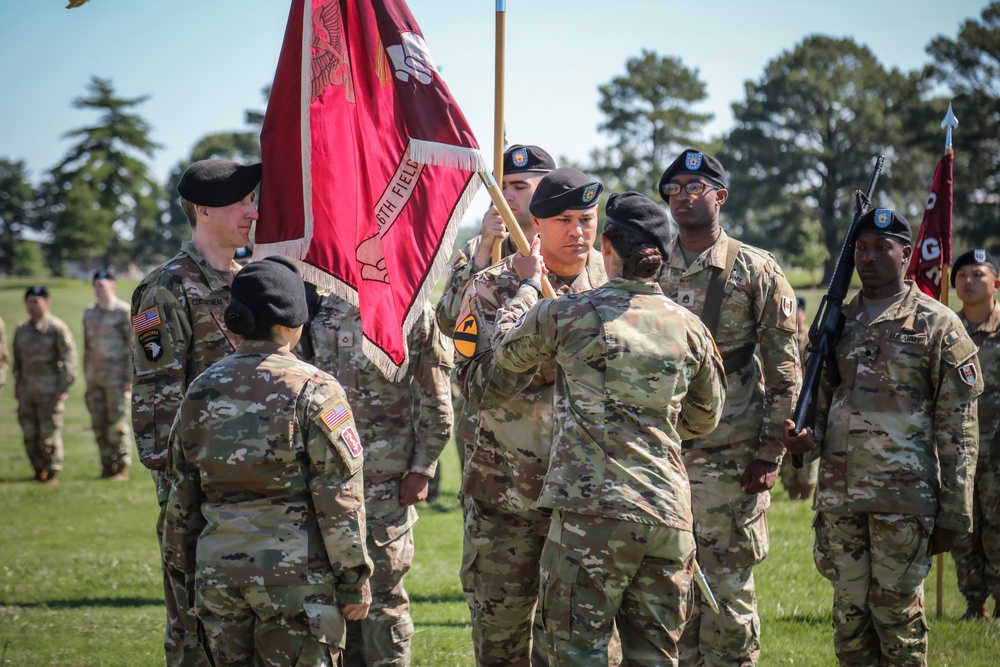 586th Field Hospital Welcomes New Commander