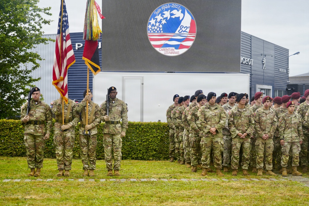 Screaming Eagles March Through Carentan, Commemorate Historical D-Day Battles