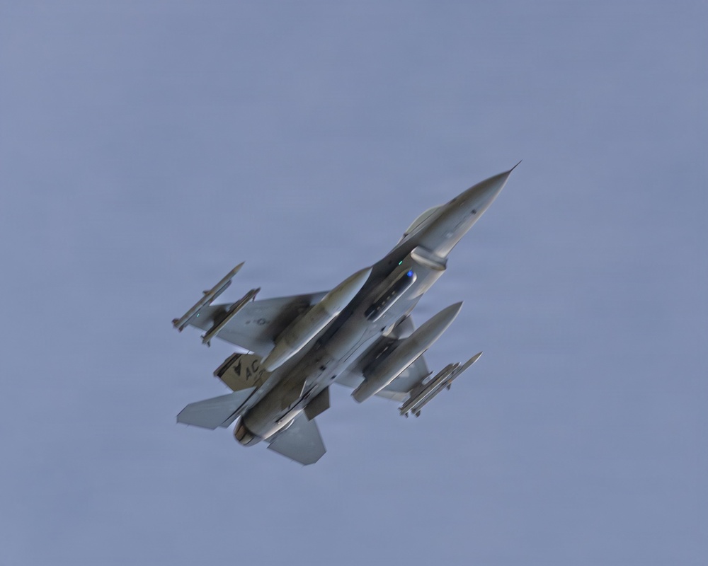 148th ASOS train with F-16's calling in strikes