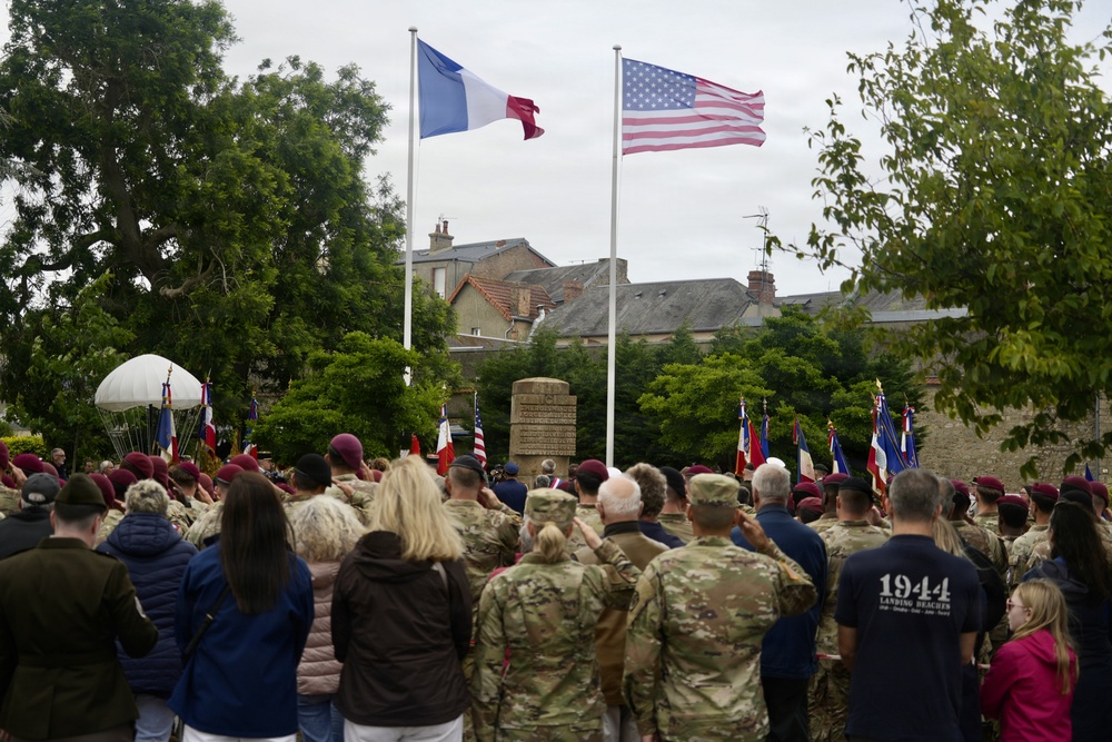 Screaming Eagles March Through Carentan, Commemorate Historical D-Day Battles