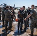 VMA-223 Harrier sundown ceremony