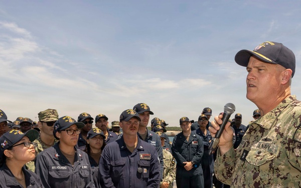 Commander Naval Surface Force Atlantic visits USS Bulkeley (DDG 84) June 2, 2026