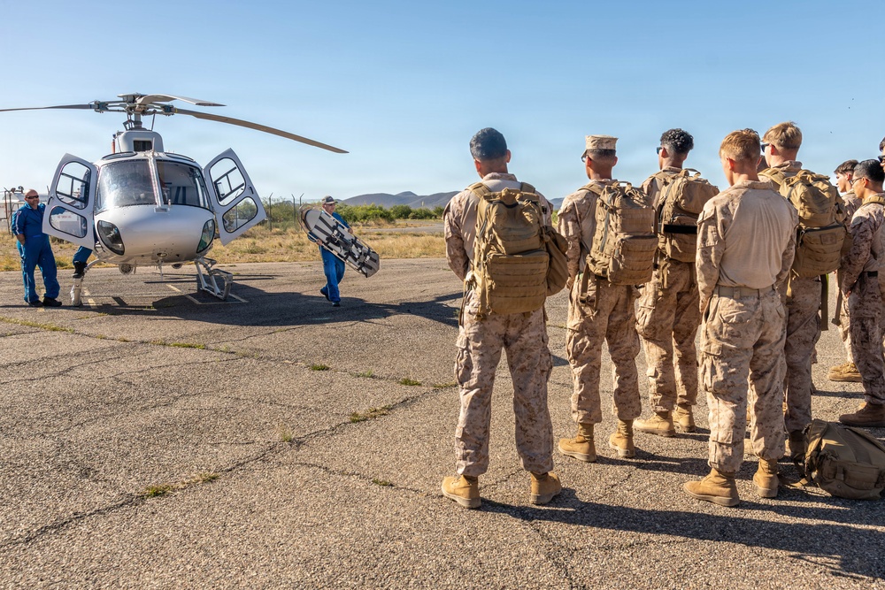 JTF-SB Marines, Sailors conduct aeromedical evacuation training in Douglas