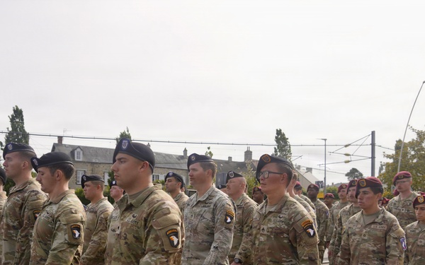 Screaming Eagles March Through Carentan, Commemorate Historical D-Day Battles
