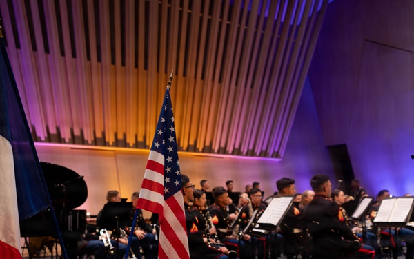 2nd Marine Division Band performs at Cité de la Musique et de la Danse de Soissons, France