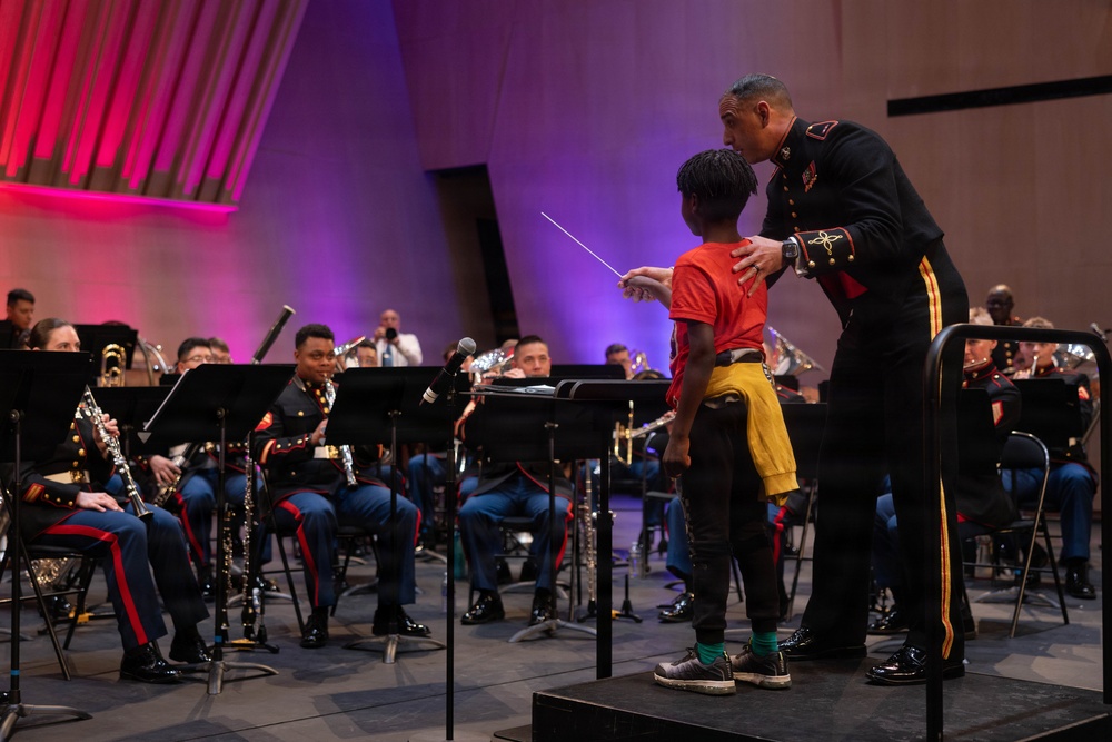 2nd Marine Division Band performs at Cité de la Musique et de la Danse de Soissons, France