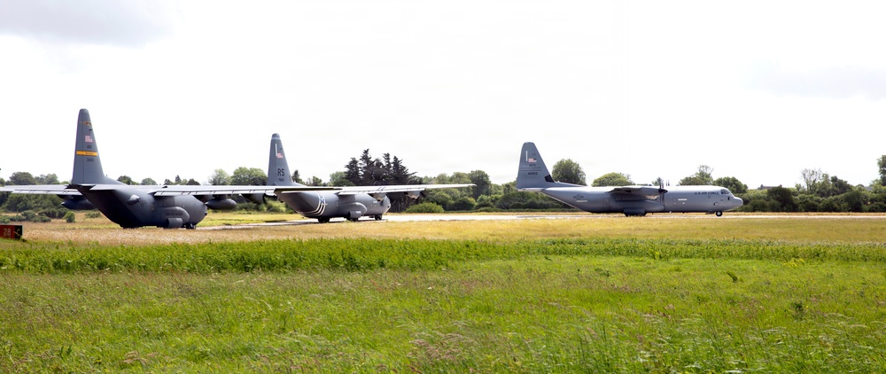 D-Day 82 Air Force C-130s