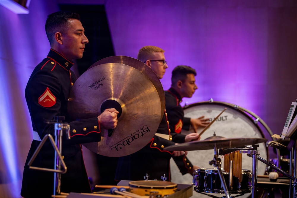 2nd Marine Division Band performs at Cité de la Musique et de la Danse de Soissons, France