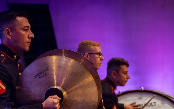 2nd Marine Division Band performs at Cité de la Musique et de la Danse de Soissons, France