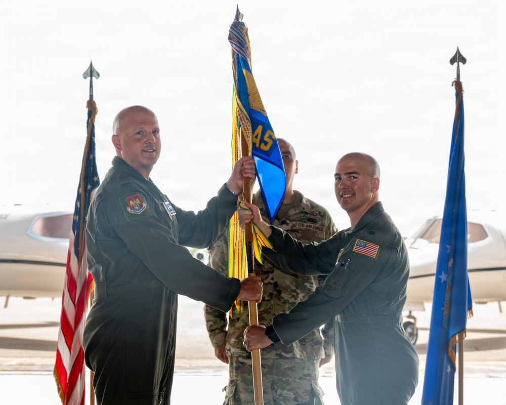 458th AS change of command ceremony