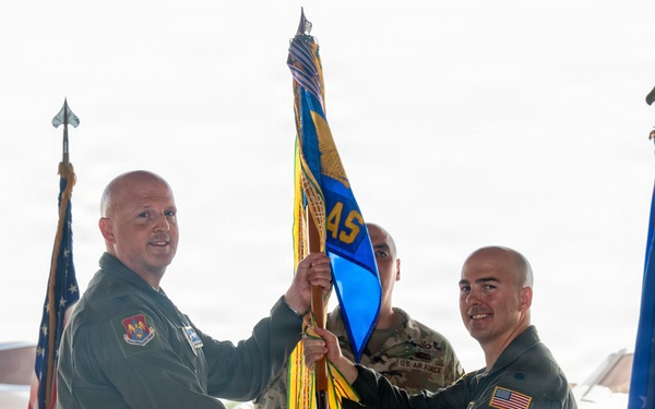 458th AS change of command ceremony