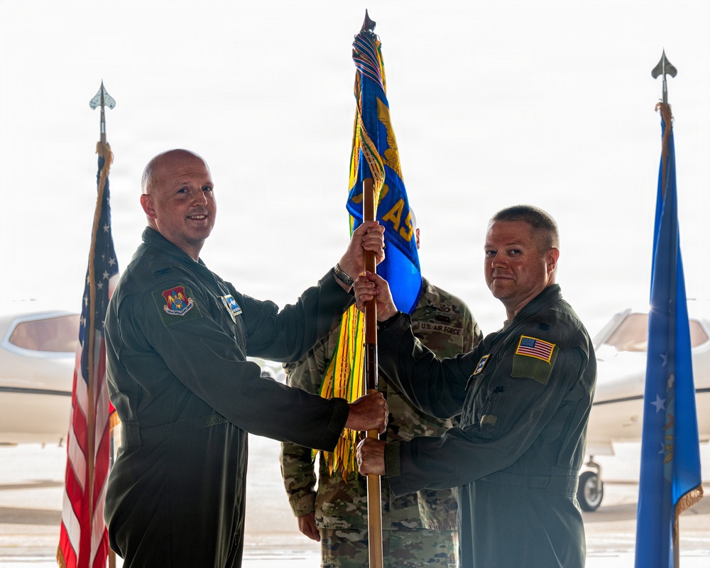 458th AS change of command ceremony
