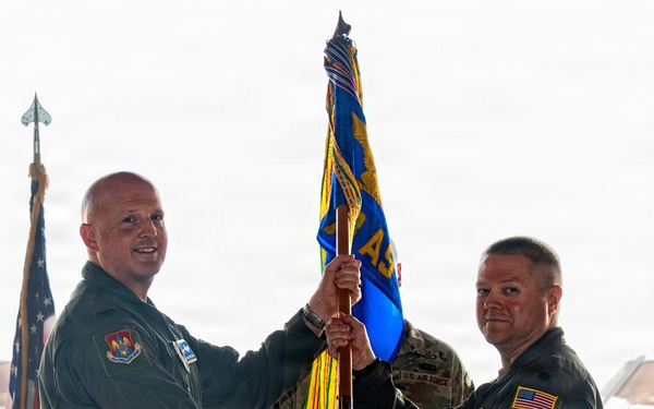 458th AS change of command ceremony