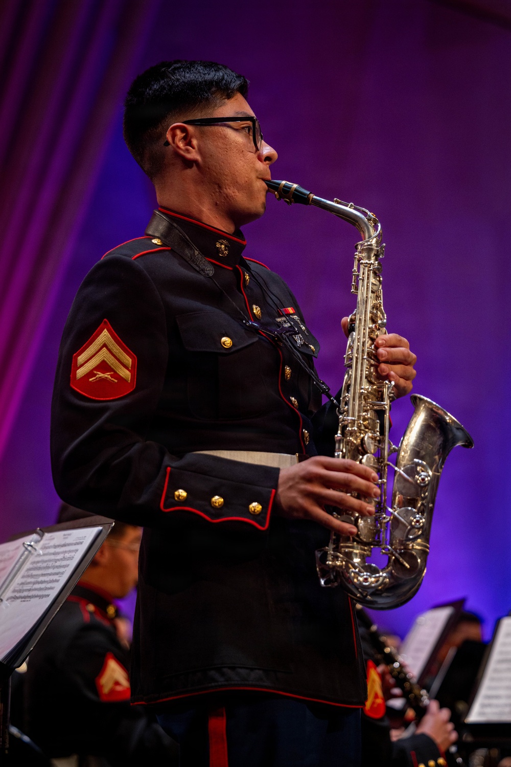 2nd Marine Division Band performs at Cité de la Musique et de la Danse de Soissons, France