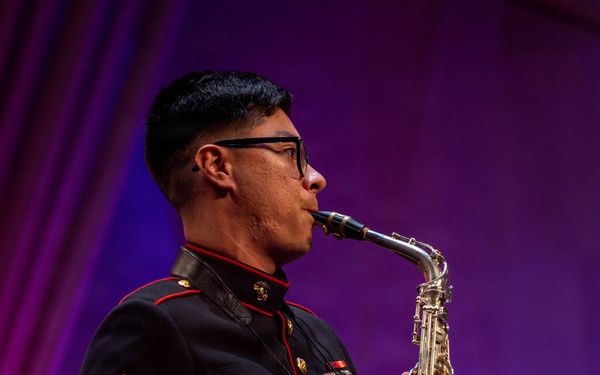 2nd Marine Division Band performs at Cité de la Musique et de la Danse de Soissons, France