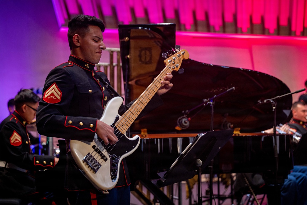 2nd Marine Division Band performs at Cité de la Musique et de la Danse de Soissons, France