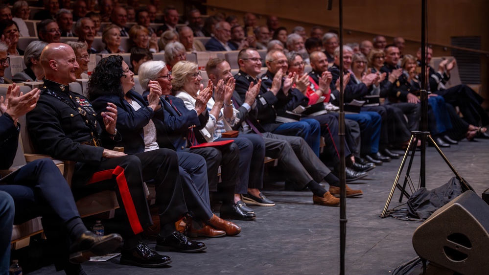 2nd Marine Division Band performs at Cité de la Musique et de la Danse de Soissons, France