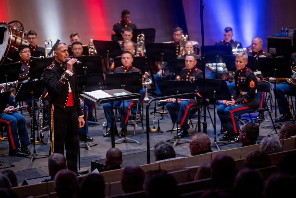 2nd Marine Division Band performs at Cité de la Musique et de la Danse de Soissons, France