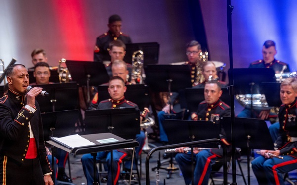 2nd Marine Division Band performs at Cité de la Musique et de la Danse de Soissons, France