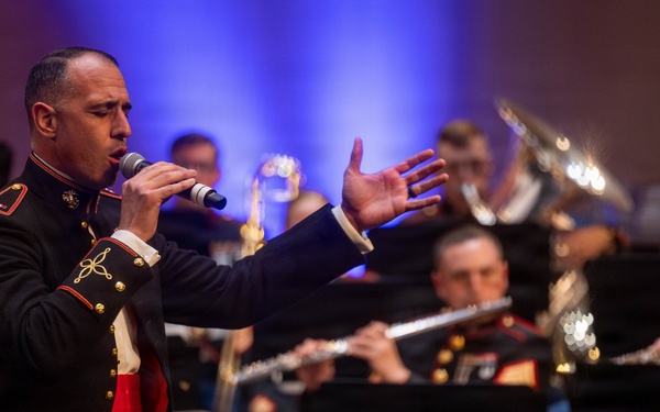 2nd Marine Division Band performs at Cité de la Musique et de la Danse de Soissons, France