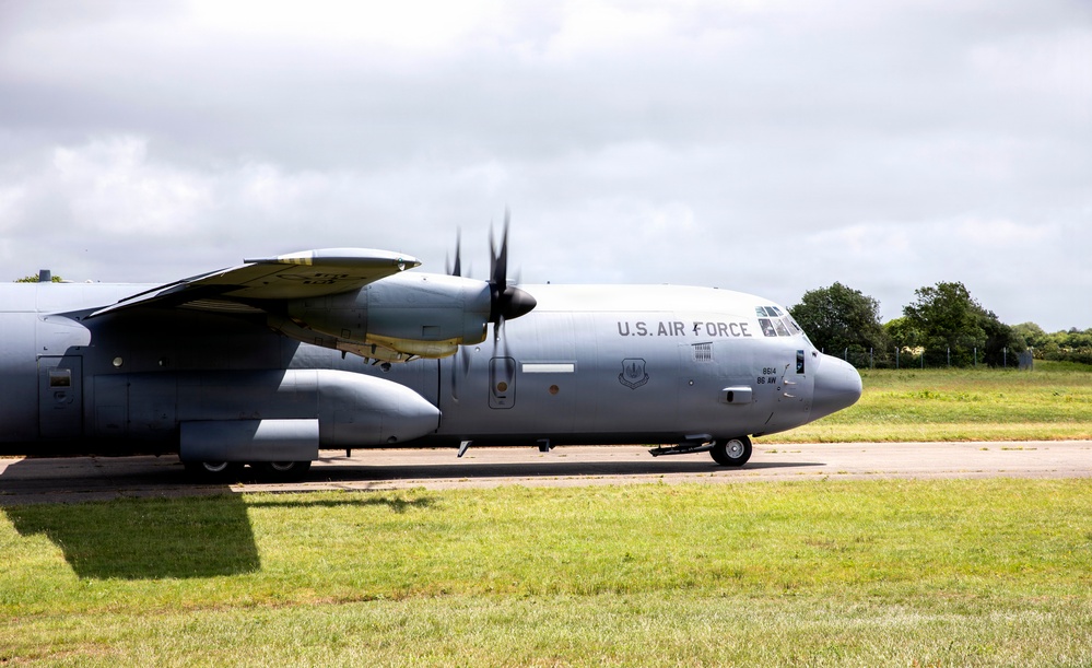D-Day 82 Air Force C-130s