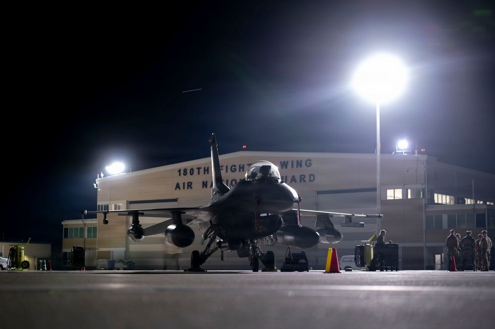 180th Fighter Wing Executes Combat Readiness Inspection