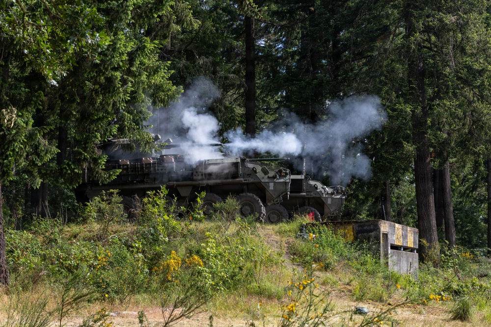 1st Battalion, 23rd Infantry Regiment Live Fire Exercise