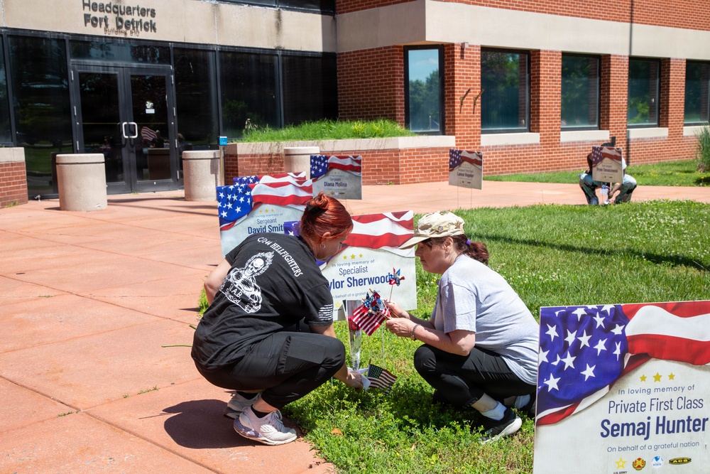 Heroes Walk: Fort Detrick honors the fallen and their families